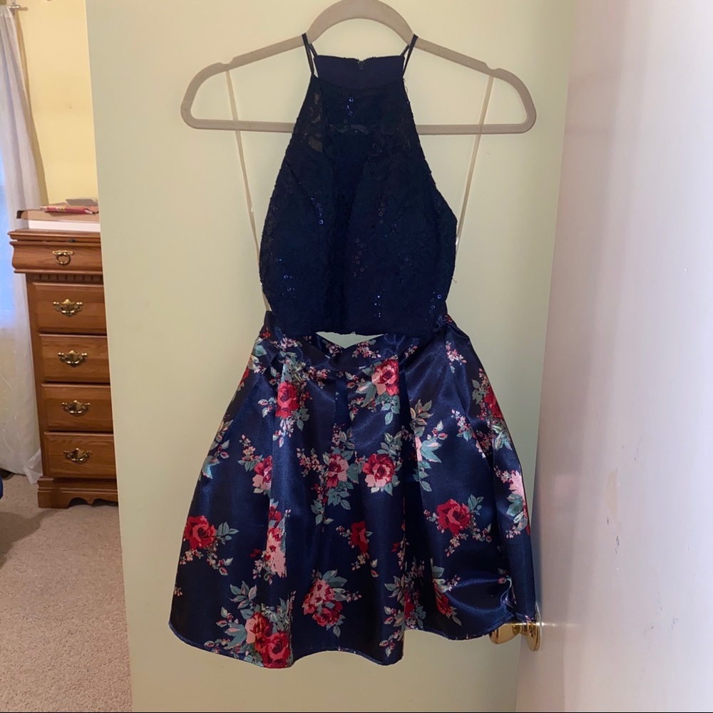 Two Piece Prom Dress